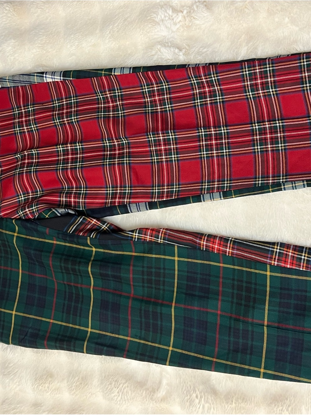 Brooks Brothers Clark Patchwork Tartan Plaid 100% Wool Pants Men’s 40x32 - Picture 8 of 12